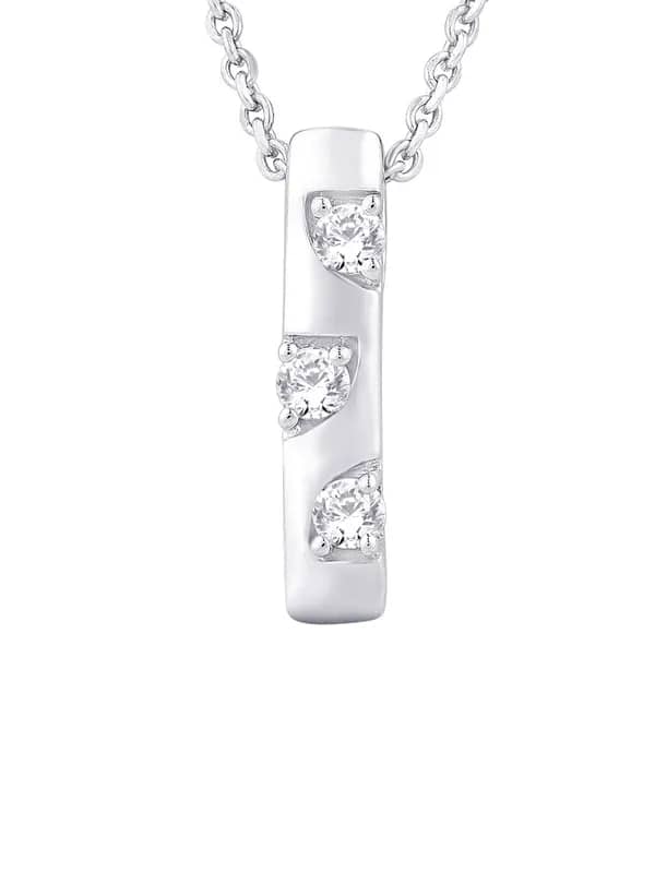 Lucera Women Silver Pendant with Chain