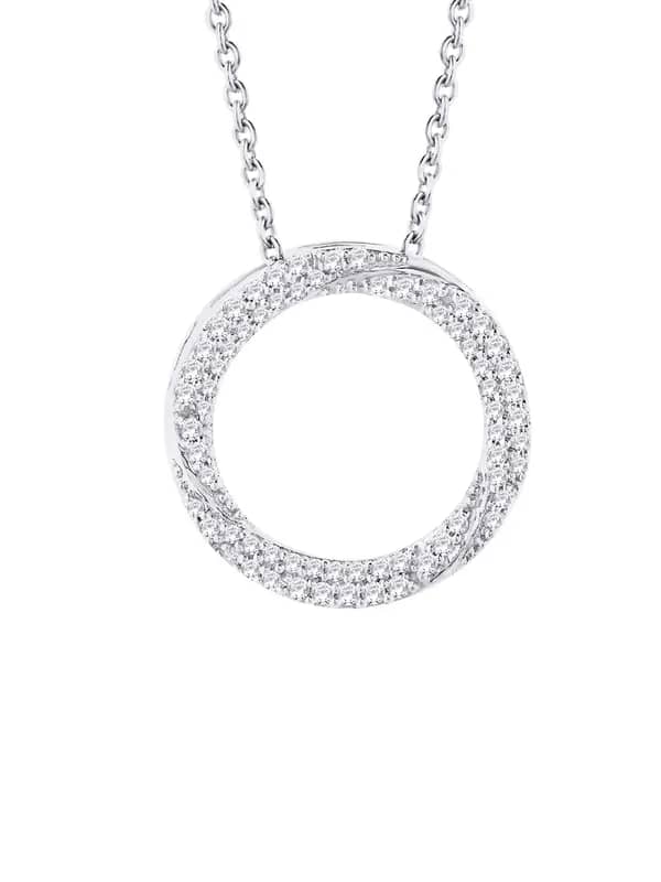 Lucera Women Silver Pendant with Chain