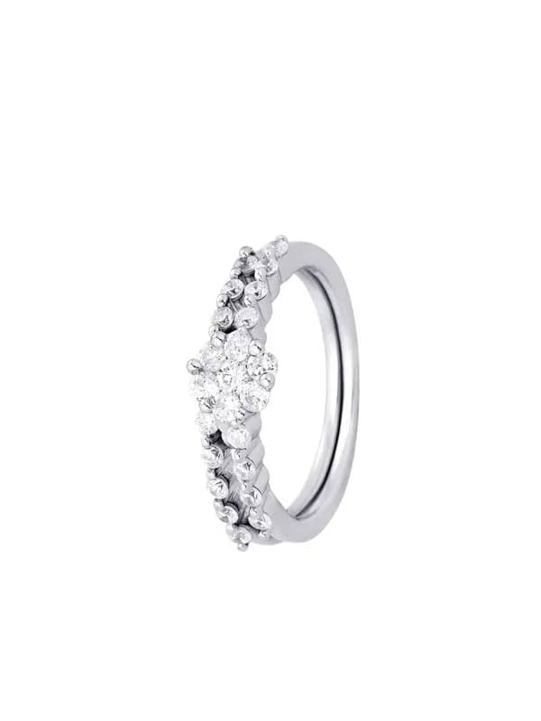 Lucera Women Set of Two Silver Rings
