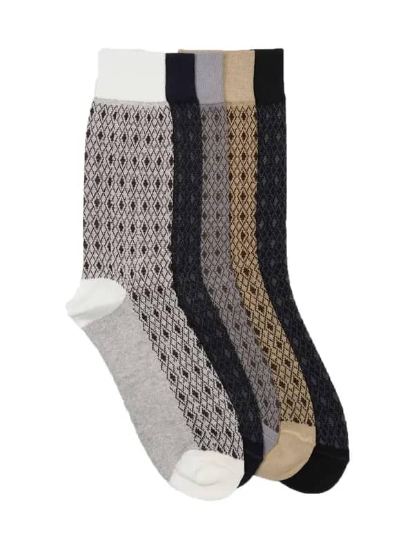 Arrow Men Pack of 5 Plating Design Socks