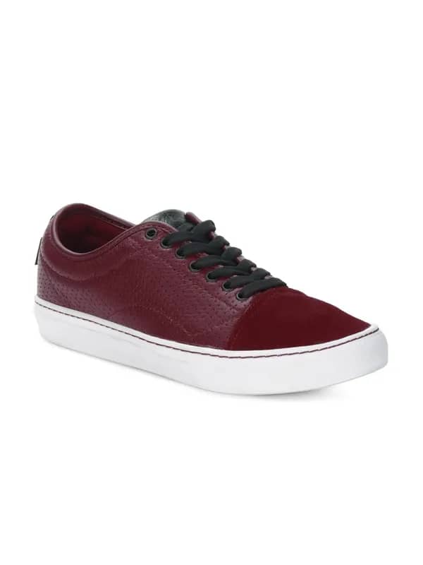 Vans Men Maroon Larkin Shoes