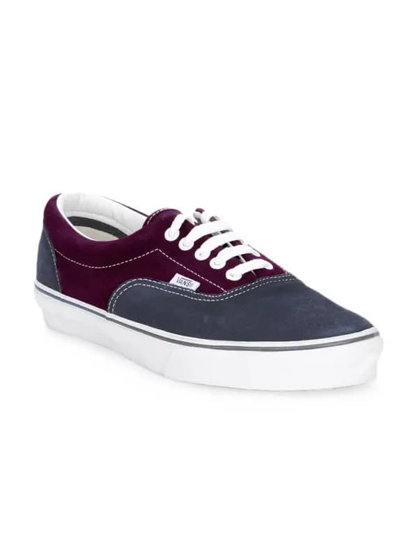 Vans Unisex Wine & Navy Blue Era Shoes