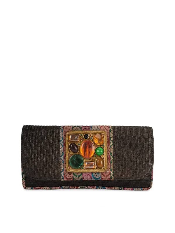 Rocia Women Black Clutch