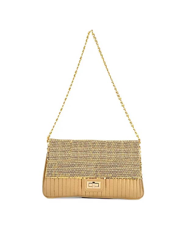 Rocia Women Gold Clutch
