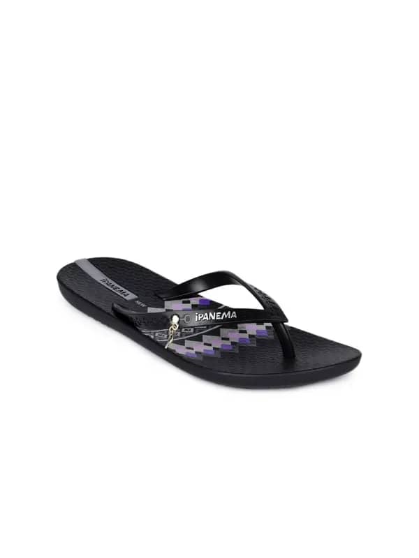 iPanema Women Black Flip Flops