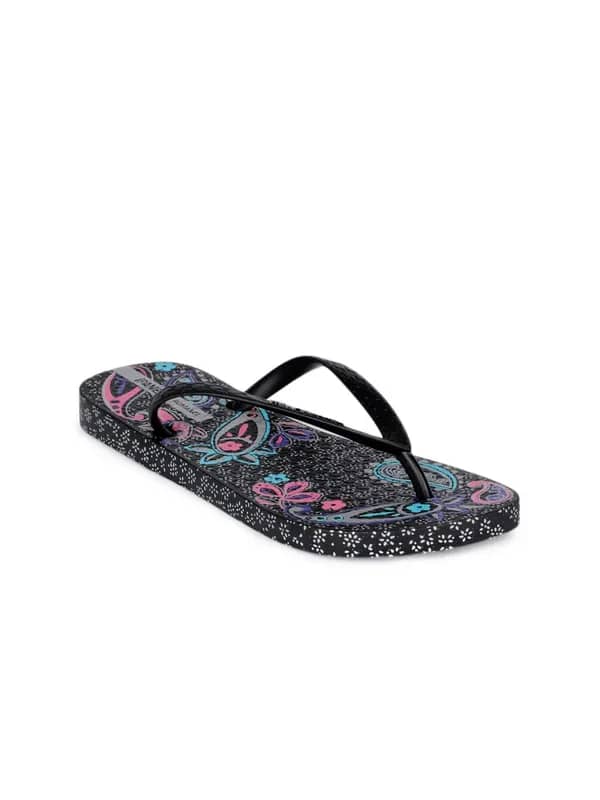 iPanema Women Black Flip Flops