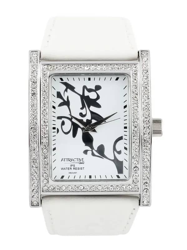 Q&Q Women White Dial Analog Watch