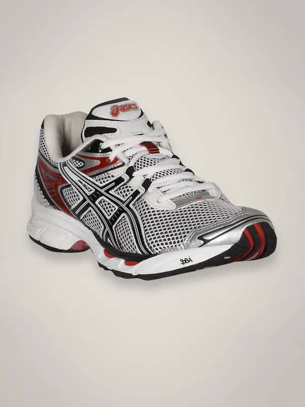 Asics Men's Gel Phoenix 2 White Red Running Shoe