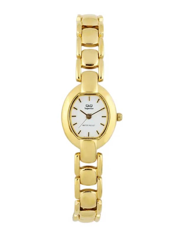 Q&Q Women Golden Analog Watch