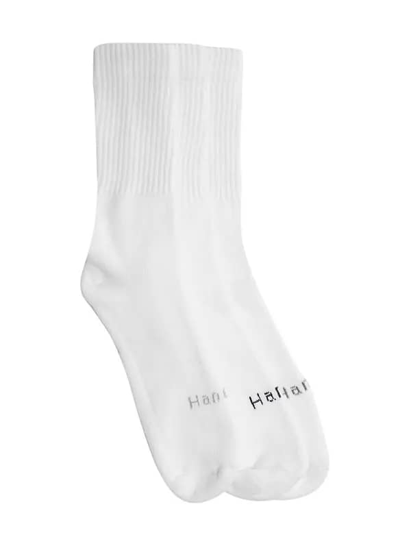 Hanes Men Pack Of 3 White Cushion Max Crew Socks