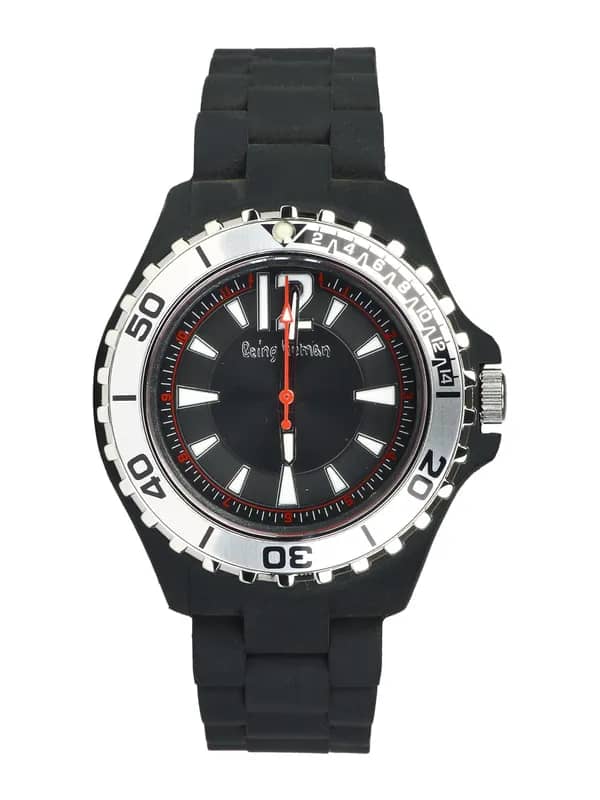 Being Human Women Silicon Strap Black Watch