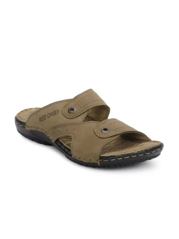 Red Chief Men Brown Sandals