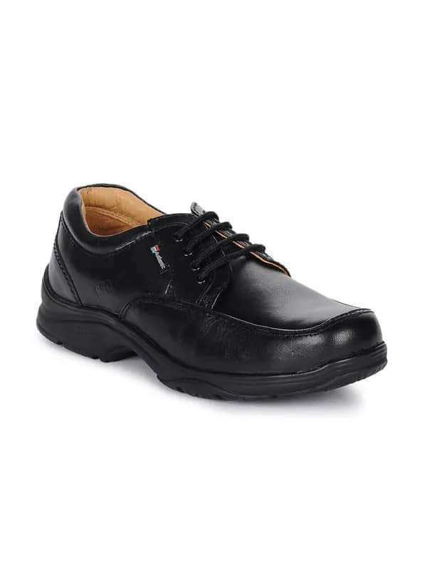 Red Chief Men Black Formal Shoes