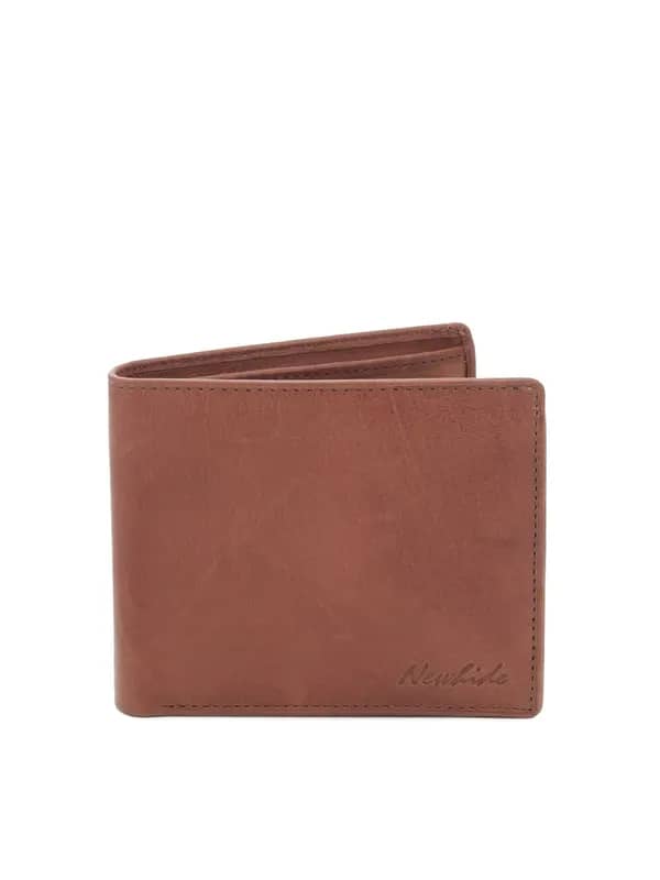 New Hide Men Brown Wallet