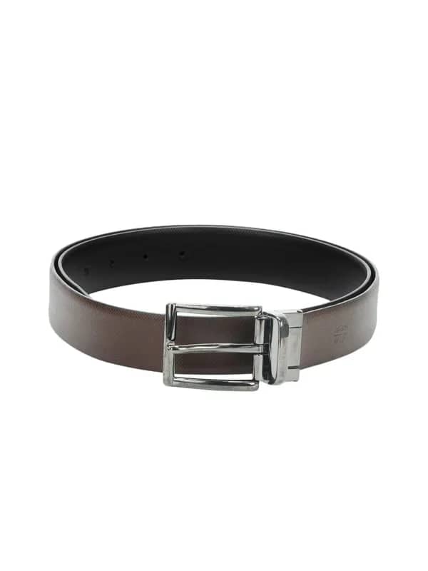 New Hide Men Black & Brown Reversible Belt