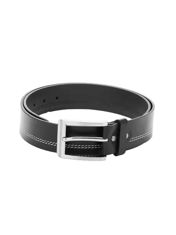 New Hide Men Black Belt