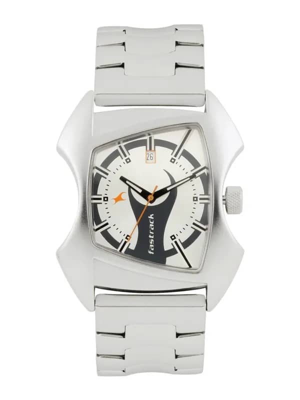 Fastrack Men Silver Watch