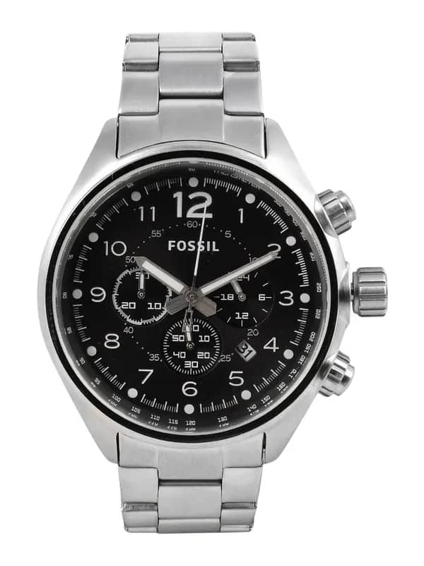 Fossil Men Black Dial Chronograph Watch CH2800
