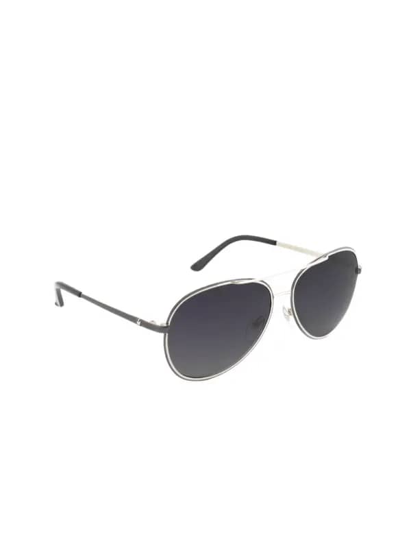 Louis Philippe Men Black Sunglasses