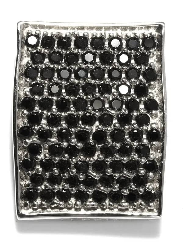 Lencia Silver and Black Pendant