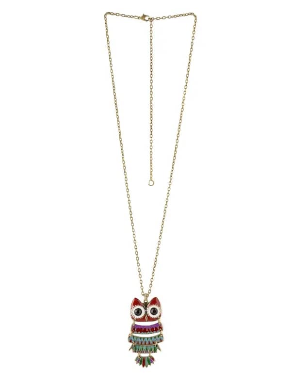 ToniQ Women Red Pendant with Chain