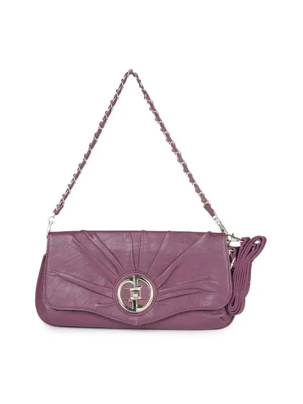Mod'acc Women Purple Clutch