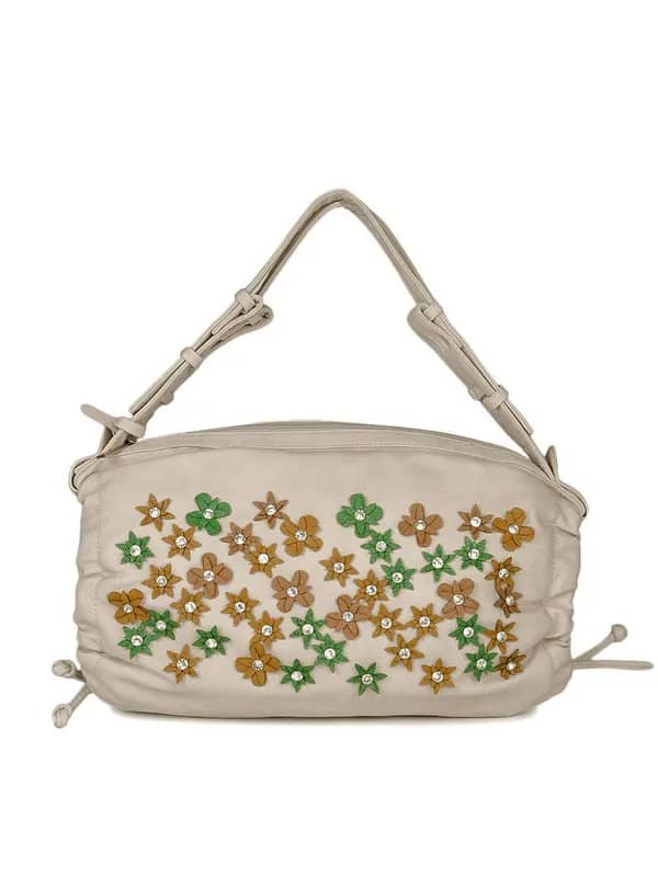 Mod'acc Women Beige Handbag