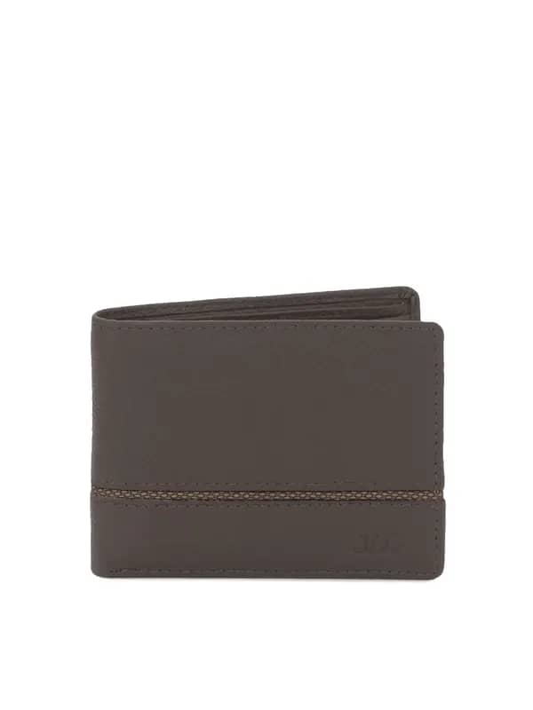 JAG Men Chocolate Brown Leather Wallet