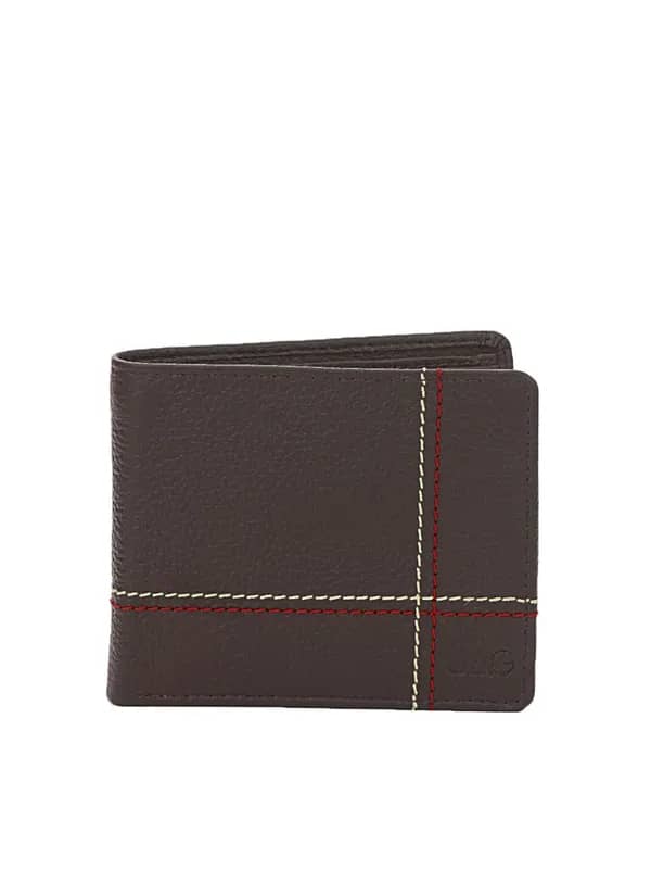 JAG Men Chocolate Brown Leather Wallet