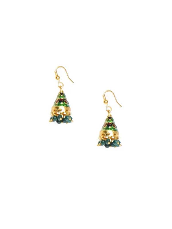 Adrika Green Earrings
