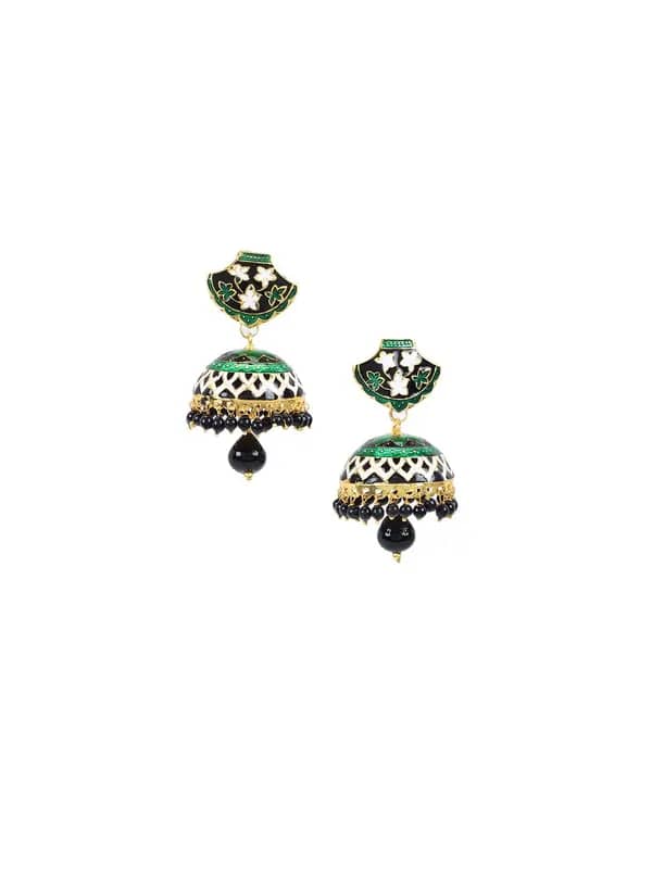 Adrika Green Earrings