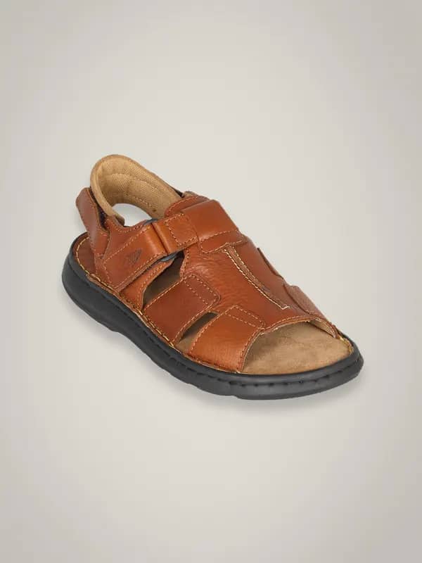 Lee Cooper Men Brown Floater
