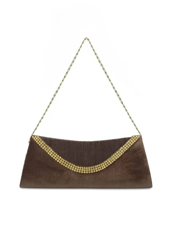 Rocia Women Brown Clutch