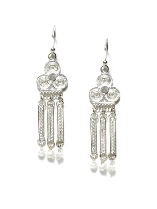 Fabindia Silver Drop Earrings