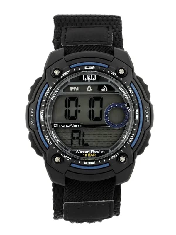 Q&Q Men Black Digital Watch