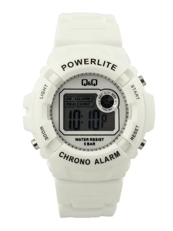 Q&Q Men White Digital Watch