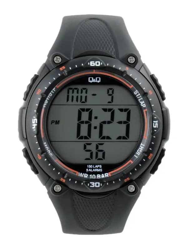 Q&Q Men Black Digital Watch M010-001