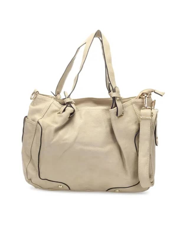 Kiara Women Beige Handbag