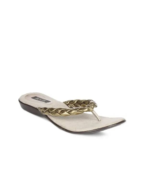 Rocia Women Golden Flats
