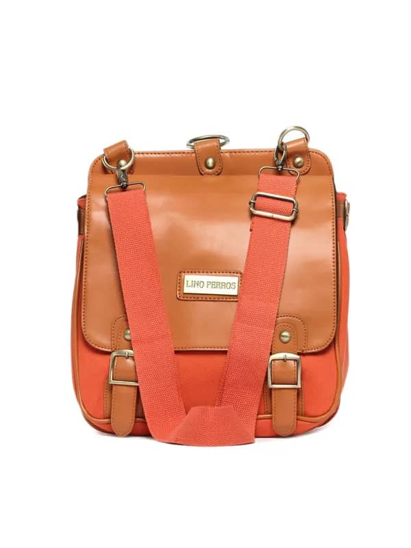 Lino Perros Women Orange Handbag