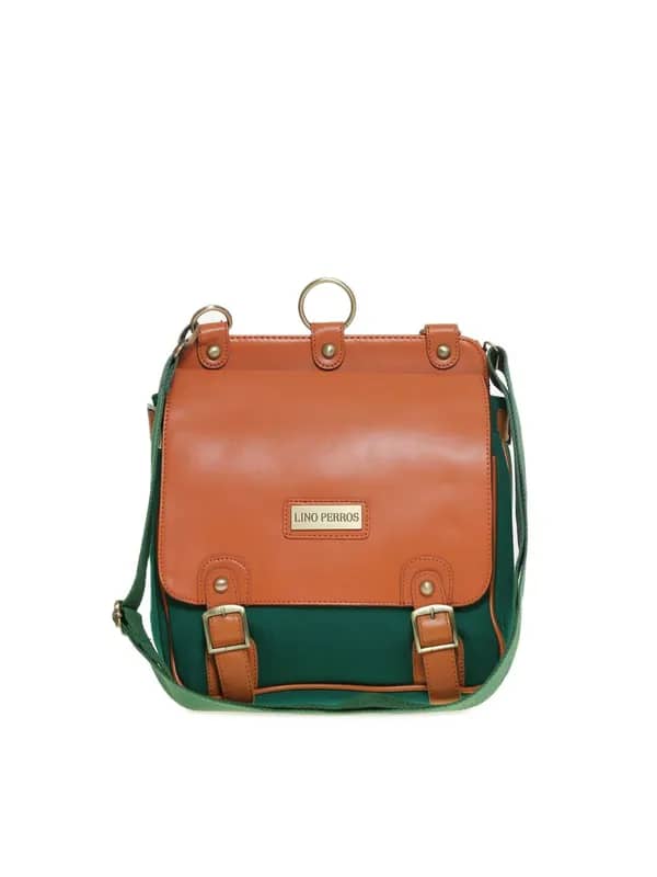 Lino Perros Women Green Sling Bag