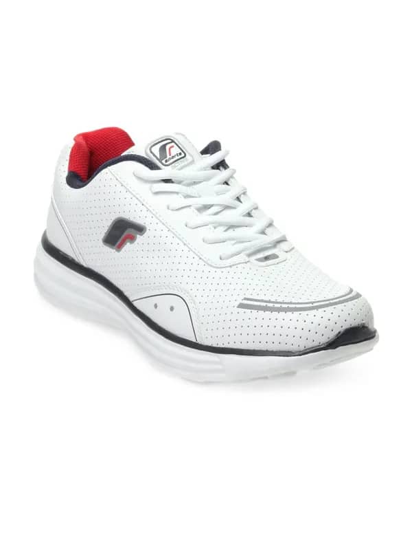 F Sports Men White Zero Gravity Sports Shoes