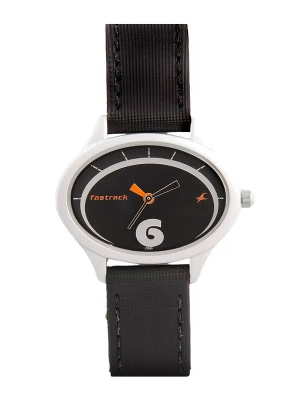 Fastrack Women Black Dial Watch