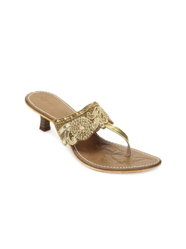 Catwalk Women Gold Heels