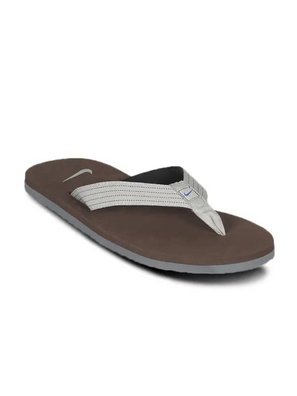 Nike Men's Splash Thong Brown Grey Flip Flop
