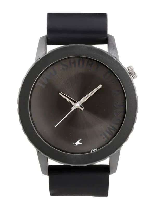 Fastrack Men Black Dial Watch 9912PP04