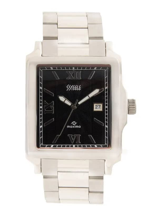 Maxima Men Black Dial Watch