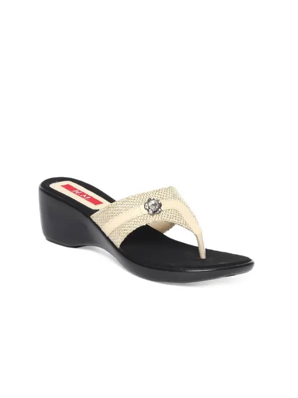 HM Women Beige Sandals