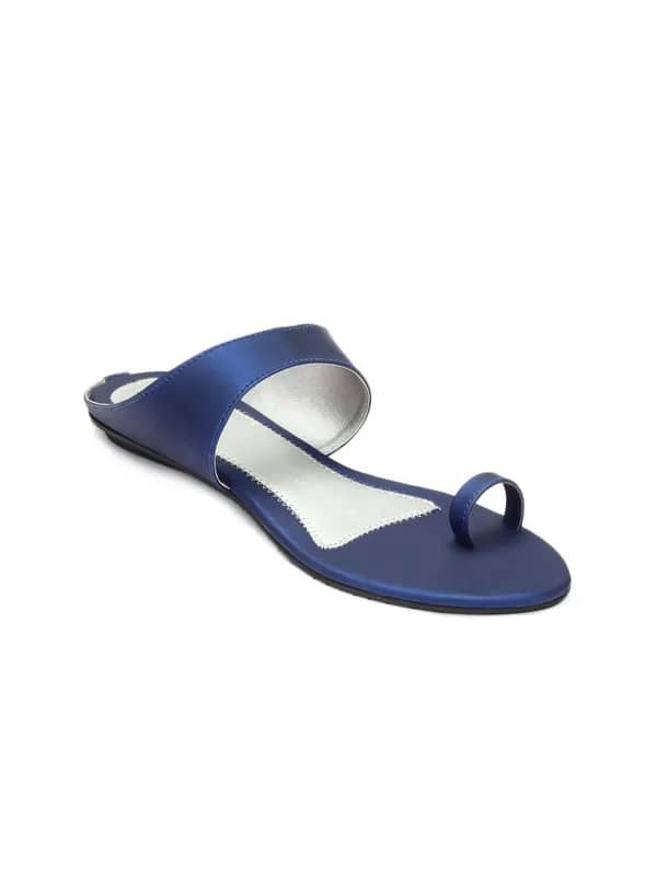 HM Women Blue Flats