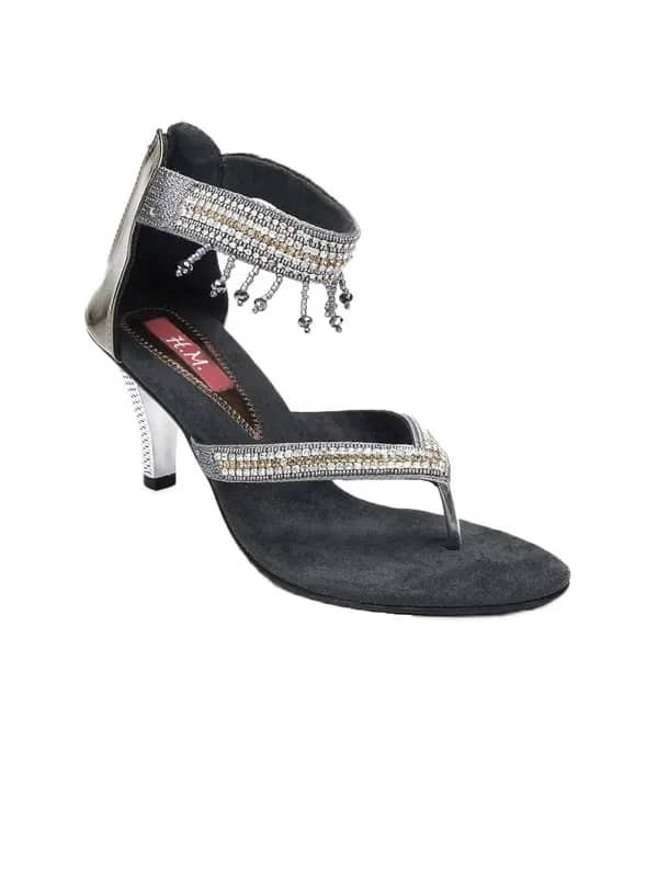 HM Women Grey Heels